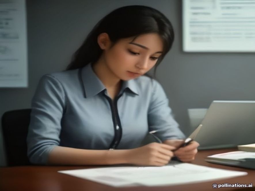 شخص مغربي محترف يرتب أولويات مهامه بهدوء على مكتب منظم